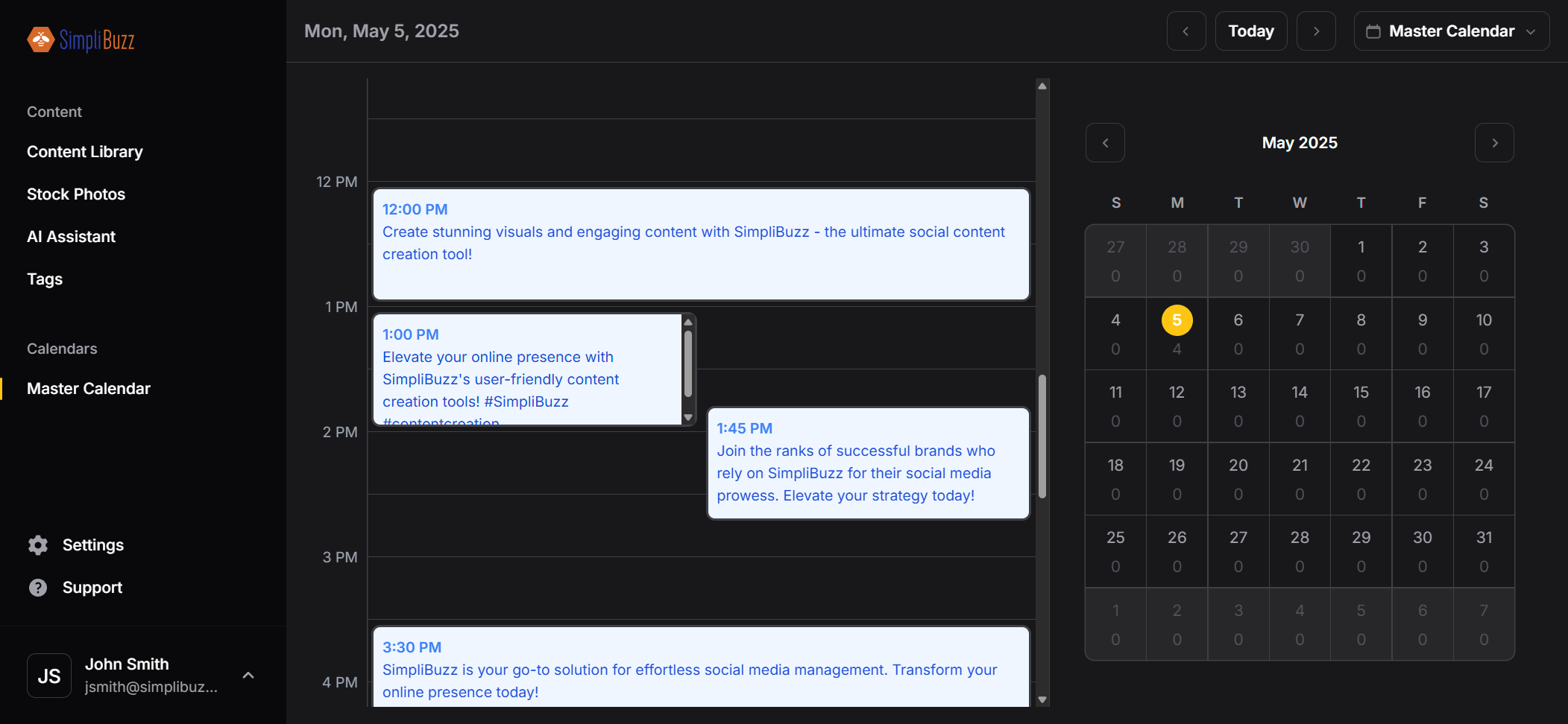 App screenshot