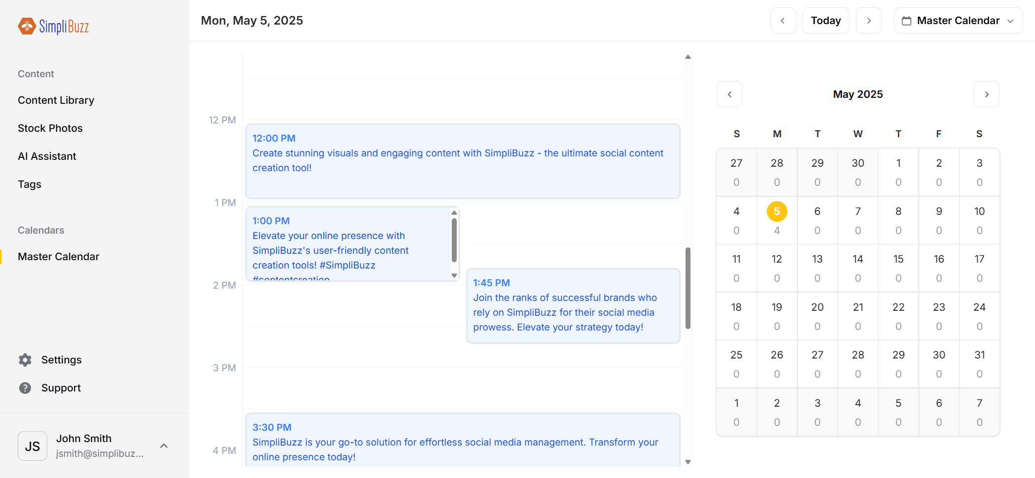 App screenshot